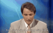 You Cant Win Anything With Kids Alan Hansen GIF - You Cant Win Anything With Kids Alan Hansen Match Of The Day GIFs