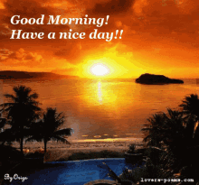 Good Morning Have A Nice Day GIF - Good Morning Have A Nice Day Beach GIFs