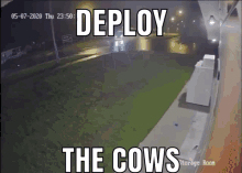 Deploy The Cows Truck GIF - Deploy The Cows Cows Truck GIFs