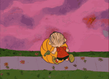 It'S The Great Pumpkin Charlie Brown!! GIF - Linus Pumpkin Halloween GIFs