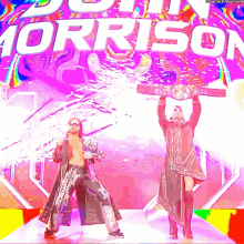 John Morrison The Miz GIF - John Morrison The Miz Smack Down Tag Team Champions GIFs