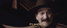 Robin Williams Night At The Museum GIF - Robin Williams Night At The Museum Its Sunrise GIFs