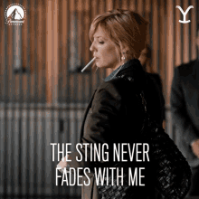 The Sting Never Fades With Me Kelly Reilly GIF - The Sting Never Fades With Me Kelly Reilly Beth Dutton GIFs