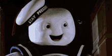Stay Pressed Stay Puft Marshmallow GIF - Stay Pressed Stay Puft Marshmallow Marshmallow Man GIFs