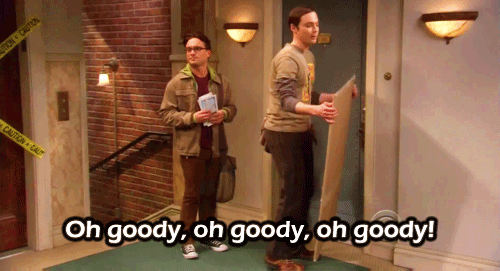 Oh Goody GIF - Goody Sheldon Cooper Big Bang Theoru - Discover &amp; Share GIFs