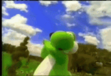 Mario Yoshi GIF - Mario Yoshi Hammer GIFs
