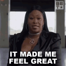 It Made Me Feel Great Perrion Roberts GIF - It Made Me Feel Great Perrion Roberts American Gangster Trap Queens GIFs