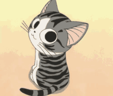 cute anime cat gif