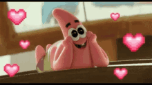 beautiful gorgeous patrick star in love