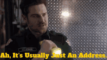 Station19 Jack Gibson GIF - Station19 Jack Gibson Ah Its Usually Just An Address GIFs