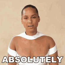Absolutely Alicia Keys GIF - Absolutely Alicia Keys Bustle GIFs