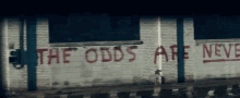 The Odds Are Never In Our Favor Hopeless GIF - The Odds Are Never In Our Favor Hopeless Grafitti GIFs