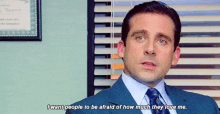 The Office Steve Carell GIF - The Office Steve Carell I Want People To Be Scared Of How Much They Love Me GIFs