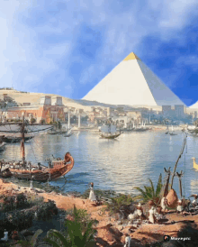 Egypt Pyramid GIF - Egypt Pyramid Nile GIFs