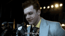 Jerome Valeska Gotham GIF - Jerome Valeska Gotham Dont Be Shy GIFs