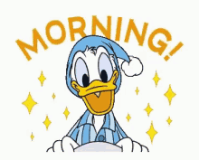 morning donald duck happy smiling morning donald duck happy smiling