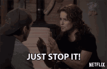Just Stop It Shut Up GIF - Just Stop It Shut Up Leave Me Alone GIFs