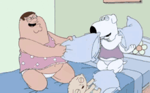 Pillow Fight GIF - Pillow Fight Family Guy GIFs