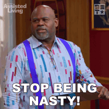 Stop Being Nasty Mr Brown GIF - Stop Being Nasty Mr Brown Assisted Living GIFs