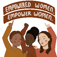 Empowered Women Empower Women Sticker - Empowered Women Empower Women Women Empowerment Stickers