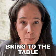 Bring To The Table Rachel Smith GIF - Bring To The Table Rachel Smith Rachels English GIFs
