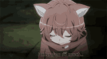 Miss You Anime Sad GIF - Miss You Anime Sad Anime Okami Girl GIFs