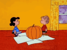 It'S The Great Pumpkin Charile Brown GIF - Peanuts Halloween Pumpkin GIFs