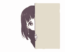 Anime Peek GIF - Anime Peek Hiding GIFs
