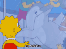 Snorky Oh Snorky GIF - Snorky Oh Snorky Simpsons Dolphin GIFs