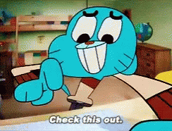 Check This Out Gumball GIF - Check This Out Gumball Gumball Watterson GIFs