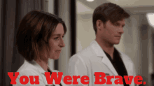 Greys Anatomy Amelia Shepherd GIF - Greys Anatomy Amelia Shepherd You Were Brave GIFs