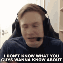 I Dont Know What You Guys Wanna Know About Clg Broxah GIF - I Dont Know What You Guys Wanna Know About Clg Broxah Counter Logic Gaming GIFs