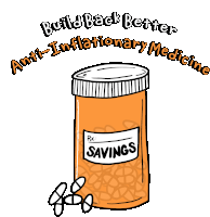 Build Back Better Prescription Drugs Sticker - Build Back Better Prescription Drugs Anti Inflammatory Medicine Stickers