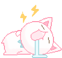 Cat Kawaii Sticker - Cat Kawaii Pixel Stickers