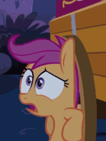 my little pony my little pony friendship is magic scootaloo sleepless in ponyville beating heart