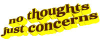 Nithoughts Concerns Sticker - Nithoughts Thoughts Concerns Stickers