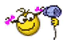 emoji smiley pixel cute blow dry