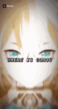 Where Is Gorou Gorou GIF - Where Is Gorou Gorou Genshin GIFs