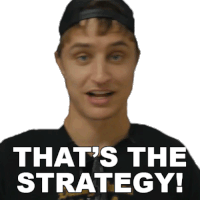 Thats The Strategy Danny Mullen Sticker - Thats The Strategy Danny Mullen Thats The Plan Stickers