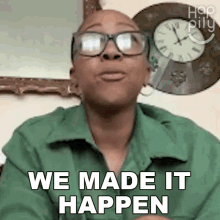 We Made It Happen Happily GIF - We Made It Happen Happily It Happened Because Of Us GIFs