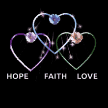 sparkles love hearts hope faith