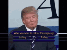 Donald Trump Thanksgiving GIF - Donald Trump Thanksgiving Stuffing GIFs