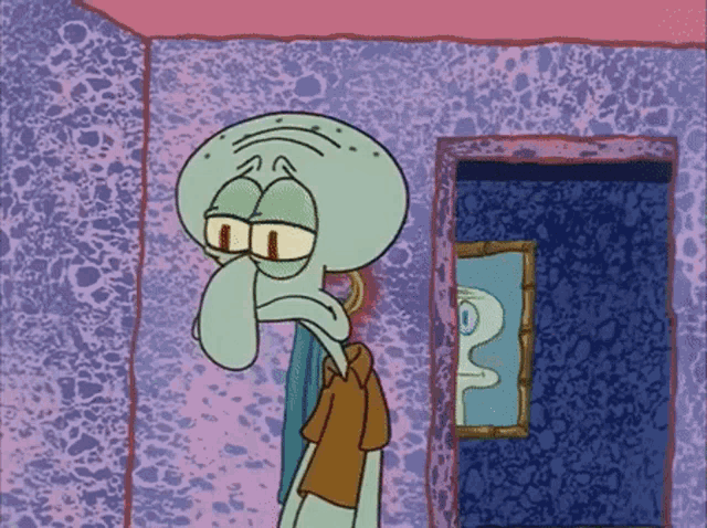 squidward ghost gif