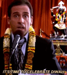 The Office Diwali GIF - The Office Diwali Its Time To Celebrate Diwali GIFs