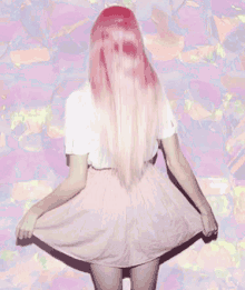 pink hair