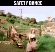 Safety Dance Men Without Hats GIF - Safety Dance Men Without Hats Dance Moves GIFs
