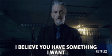 I Believe You Have Something I Want Tommy Flanagan GIF - I Believe You Have Something I Want Tommy Flanagan Alec Mccullough GIFs