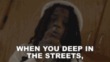 Whe You Deep In The Streets You Need Somebody You Can Cling To Omb Peezy GIF - Whe You Deep In The Streets You Need Somebody You Can Cling To Omb Peezy Love Is Blind Song GIFs