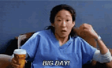 Greys Anatomy Big Day GIF - Greys Anatomy Big Day Yang GIFs