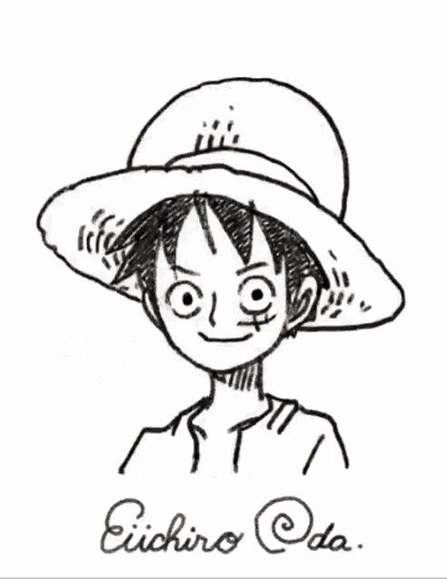 One Piece Luffy Gif One Piece Luffy Oda Discover Share Gifs